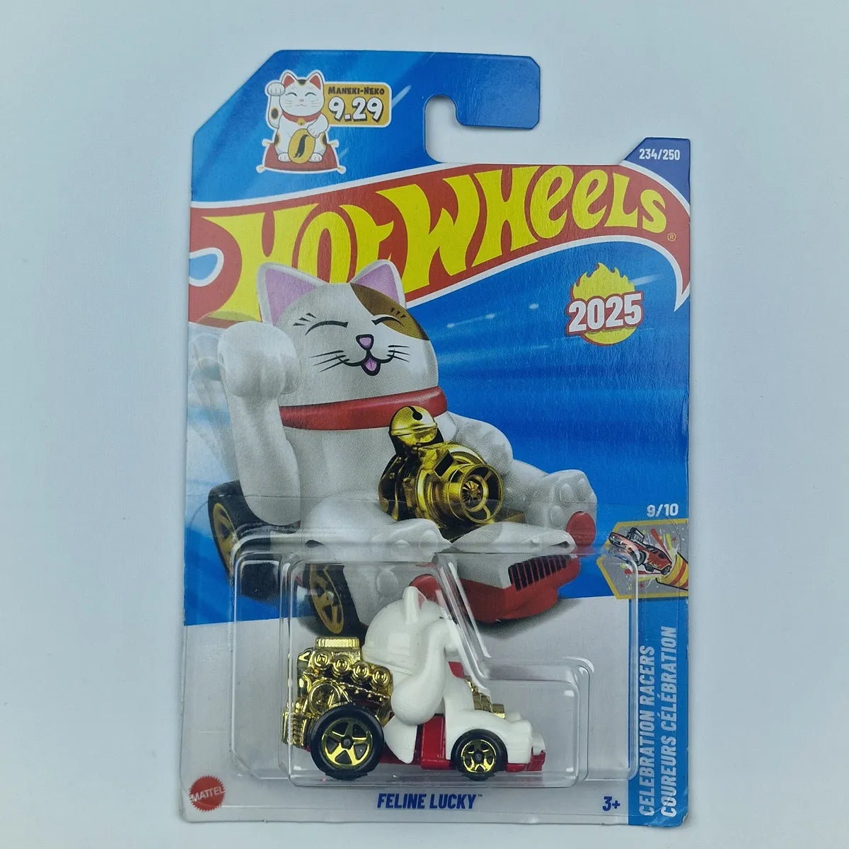 Hot Wheels Feline Lucky White