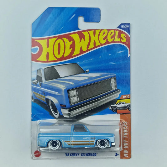 Hot Wheels 83 Chevy Silverado Sky Blue