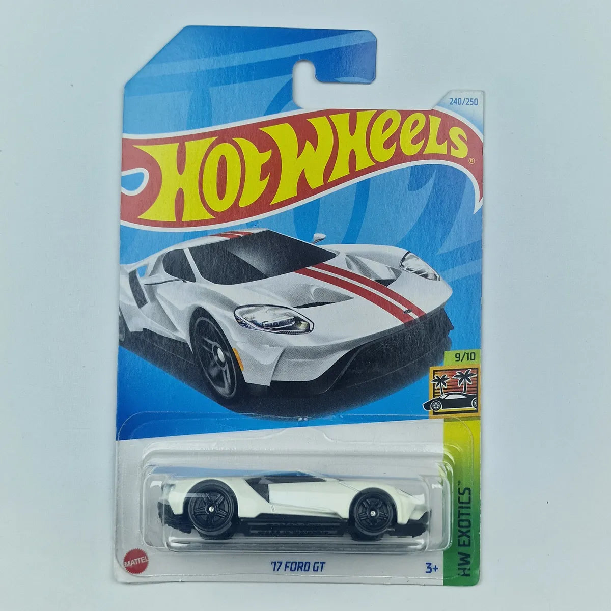 Hot Wheels 17 Ford GT White