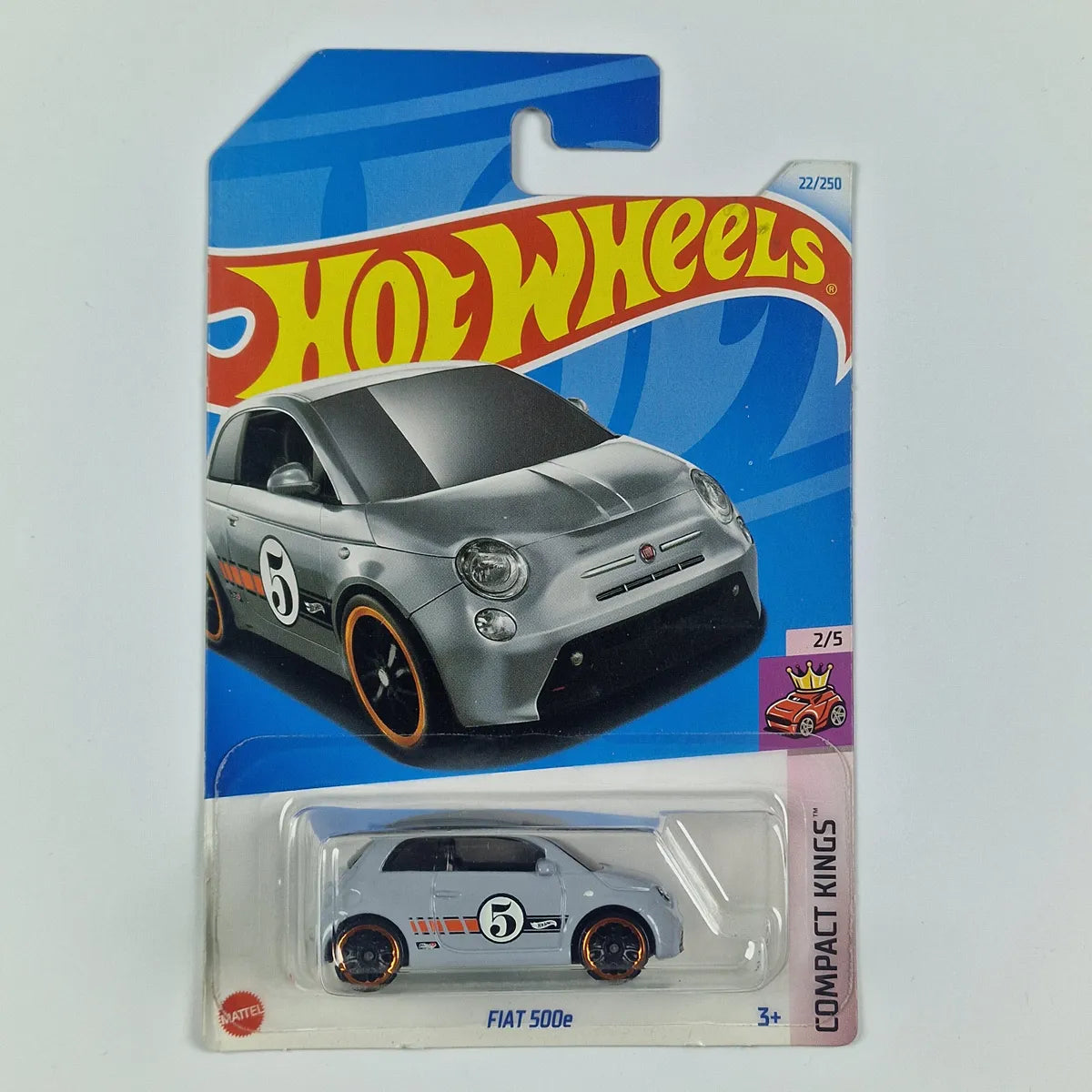 Hot Wheels Fiat 500e Grey