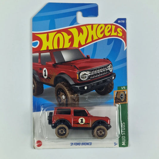 Hot Wheels 21 Ford Bronco Red