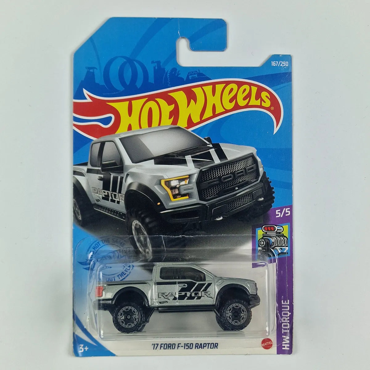 Hot Wheels 17 Ford F-150 Raptor Grey