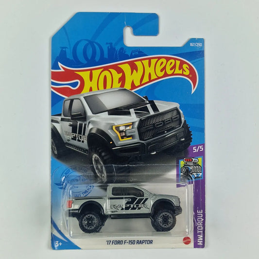 Hot Wheels 17 Ford F-150 Raptor Grey