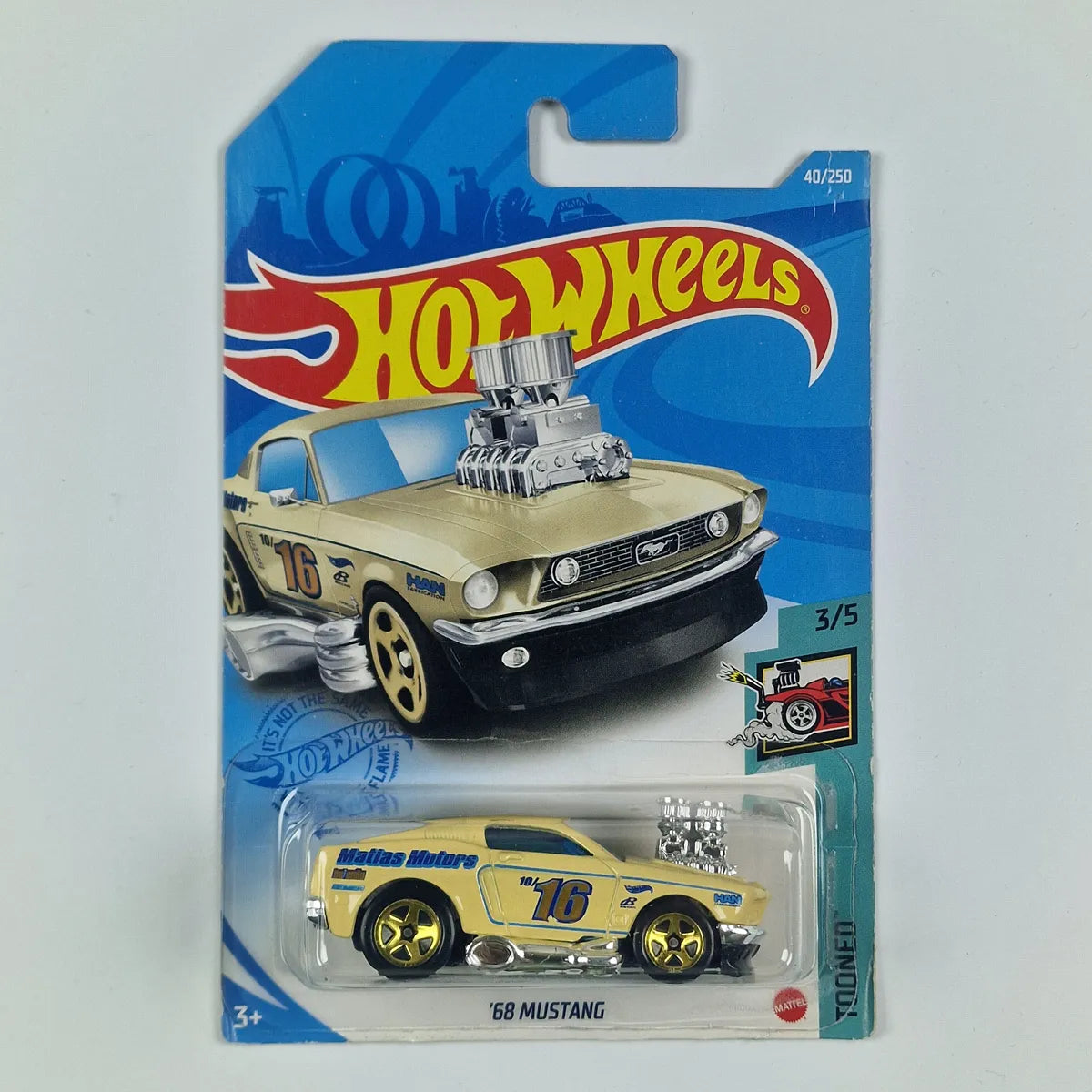 Hot Wheels 68 Mustang Yellow