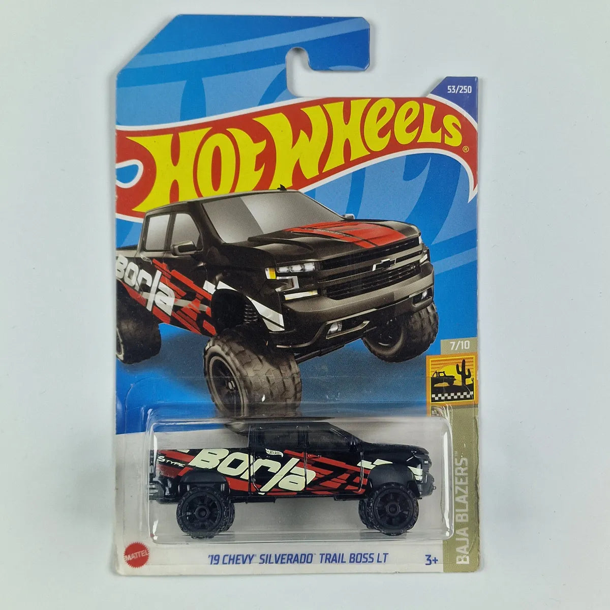 Hot Wheels 19 Chevy Silverado Trail Boss LT Black