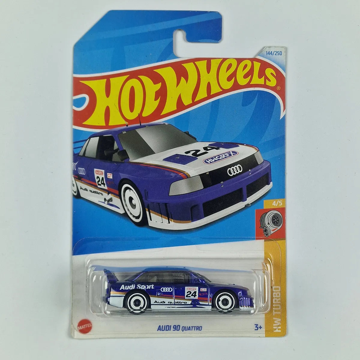 Hot Wheels Audi 90 Quattro Blue