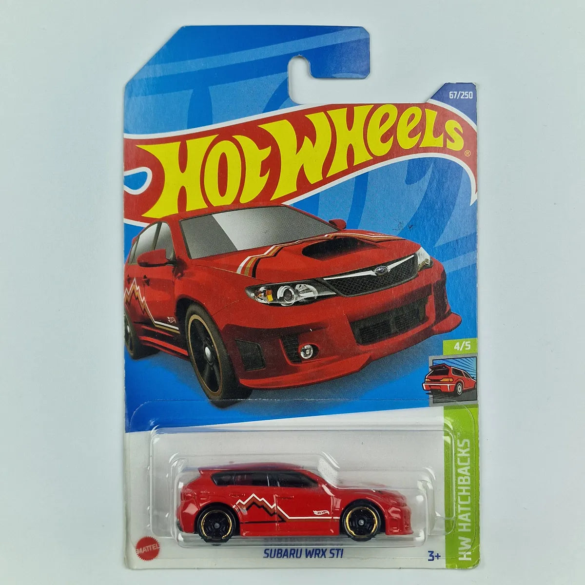Hot Wheels Subaru WRX STI Red