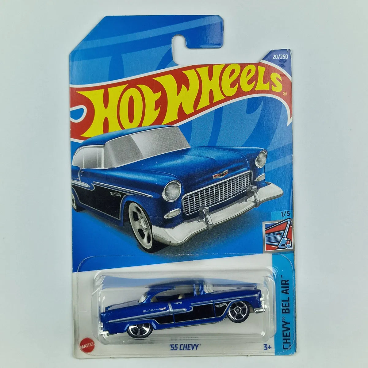 Hot Wheels 55 Chevy Blue