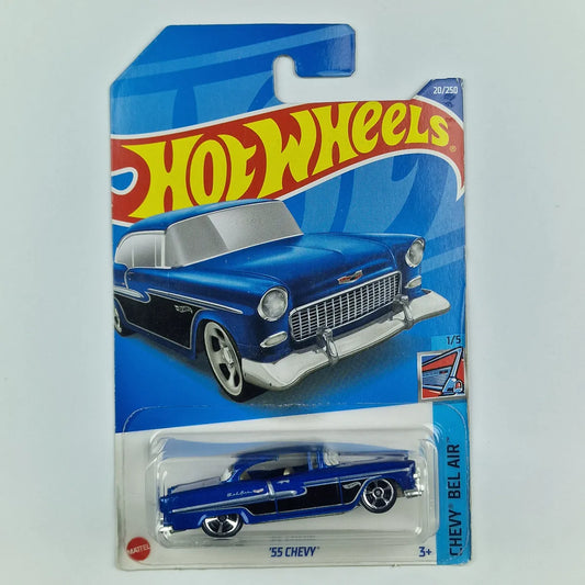 Hot Wheels 55 Chevy Blue