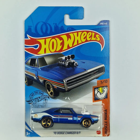 Hot Wheels 70 Dodge Charger R/T Blue