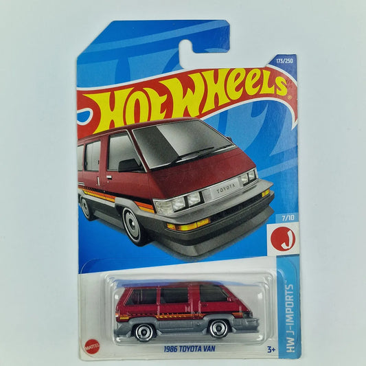 Hot Wheels 1986 Toyota Van Red
