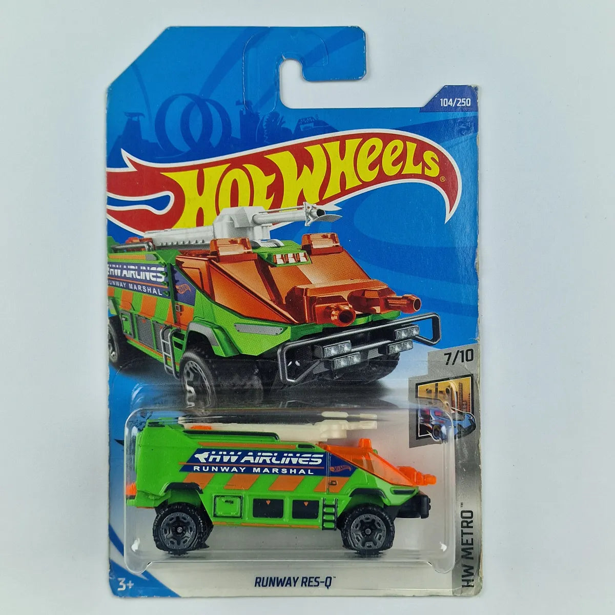 Hot Wheels Runway Res-Q Green