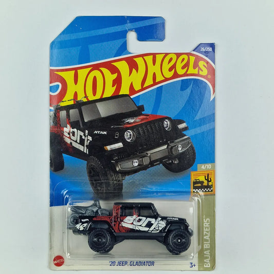 Hot Wheels 20 Jeep Gladiator Black