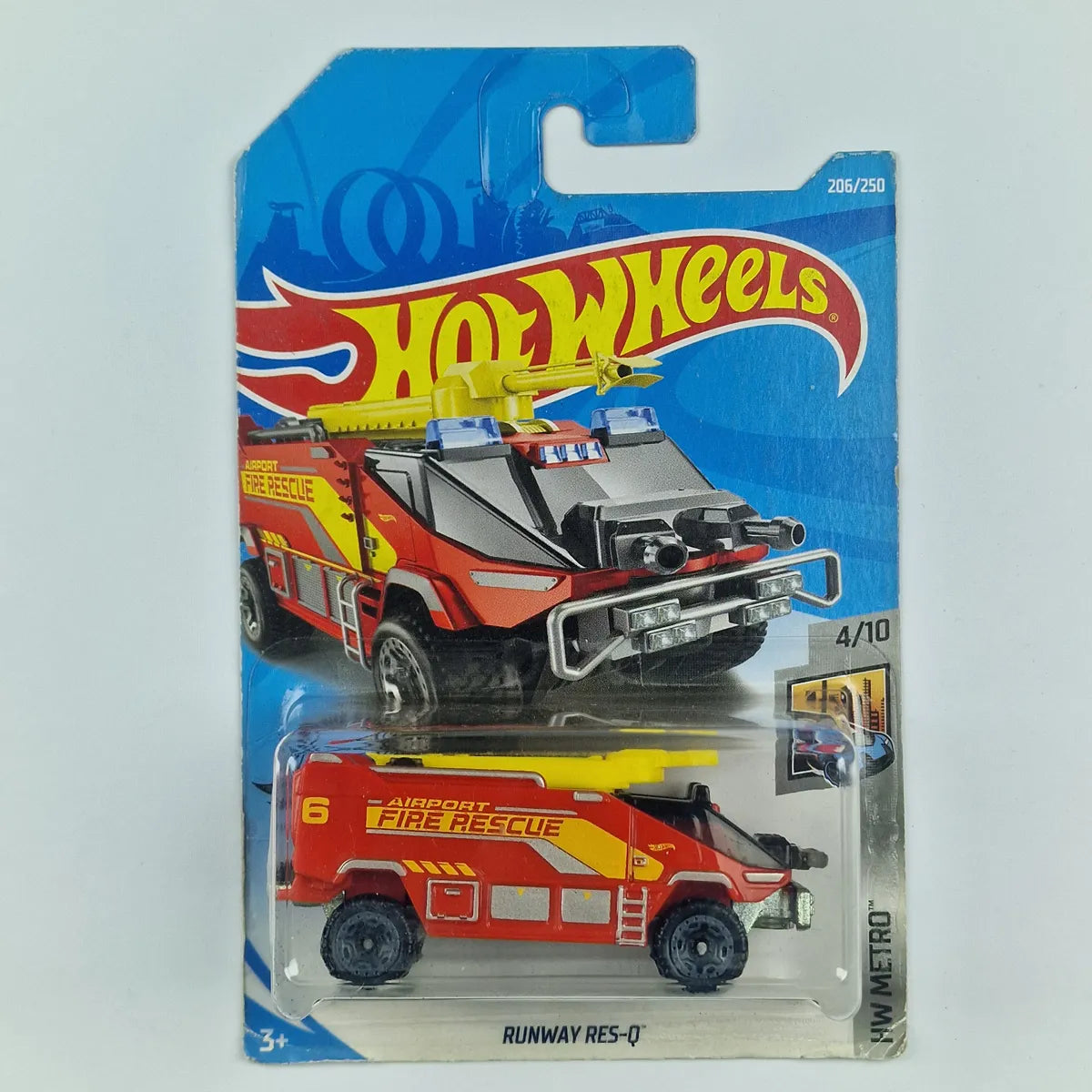 Hot Wheels Runway Res-Q Red