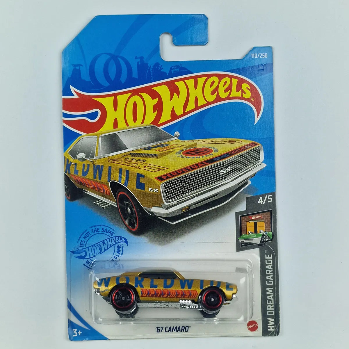 Hot Wheels 67 Camaro Golden