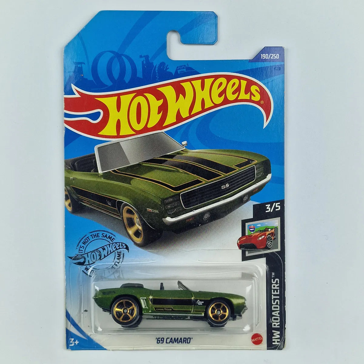 Hot Wheels 69 Camaro Green