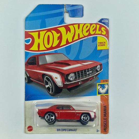 Hot Wheels 69 Copo Camaro Red
