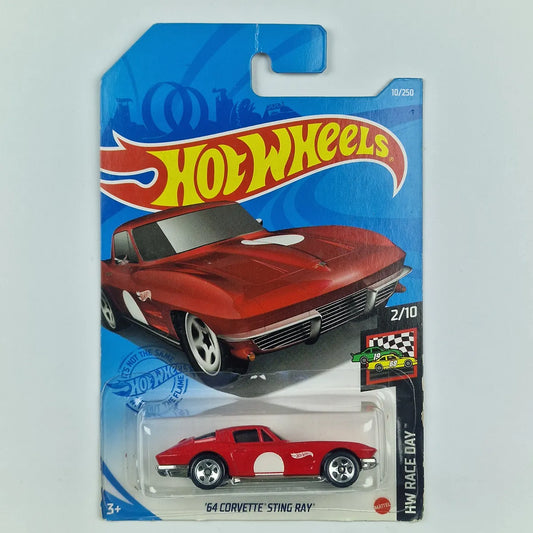Hot Wheels 64 Corvette Sting Ray Red