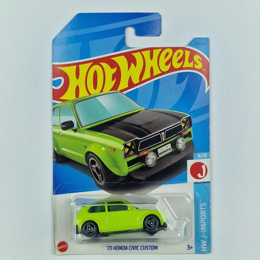 Hot Wheels 73 Honda Civic Custom Green