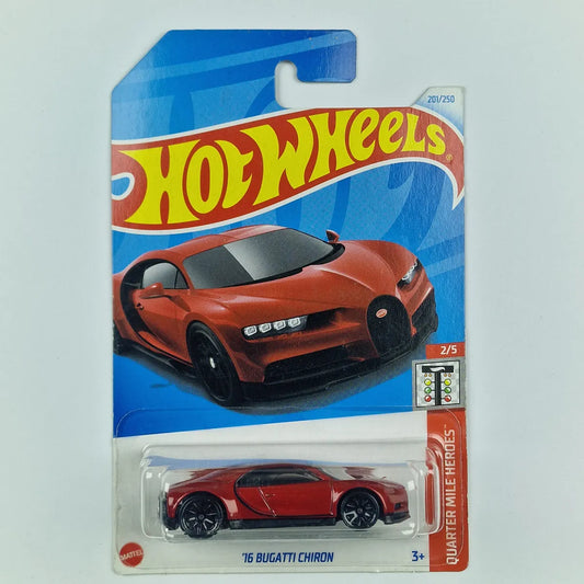 Hot Wheels 16 Bugatti Chiron Red