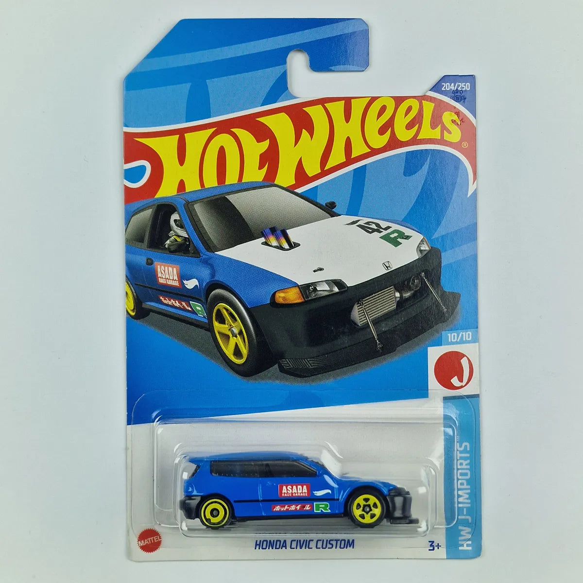Hot Wheels Honda Civic Custom Blue