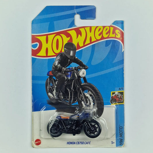 Hot Wheels Honda CB750 Cafe Blue
