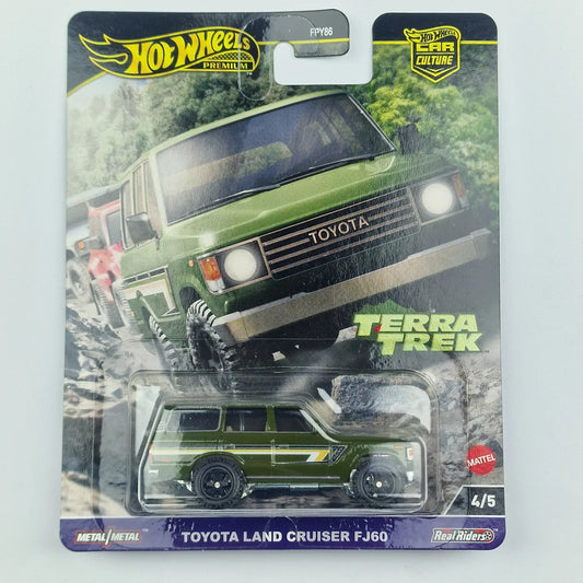 Hot Wheels Premium Toyota Land Cruiser FJ60 Green