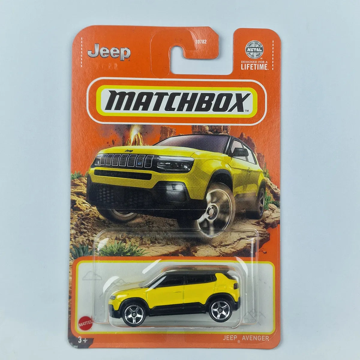 MatchBox Jeep Avenger Yellow