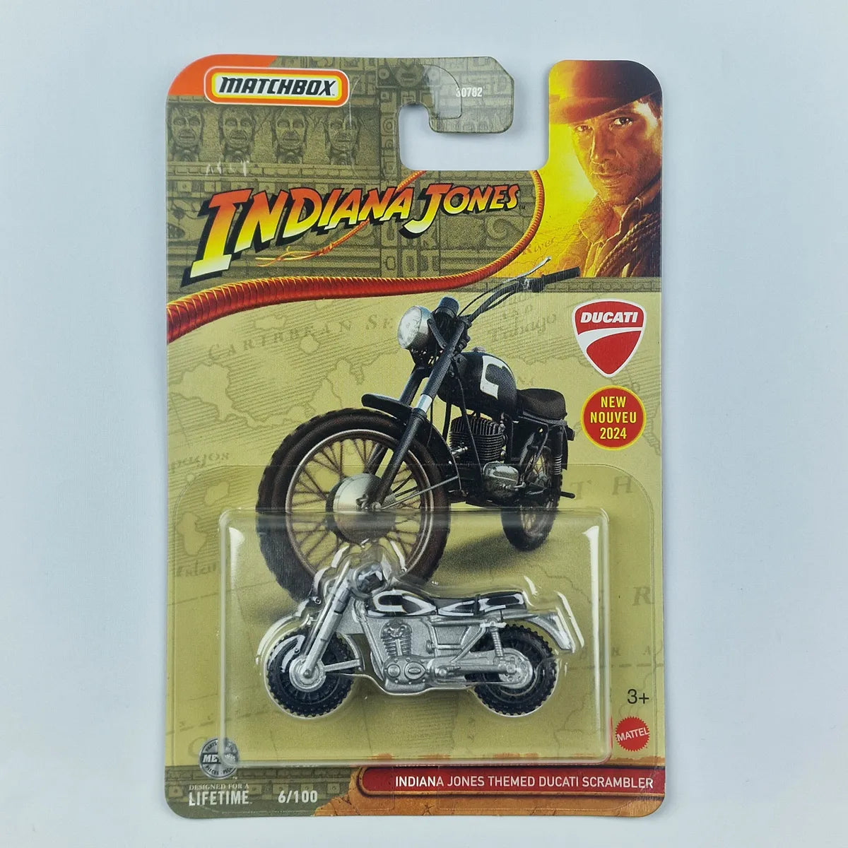 MatchBox Indiana Jones Themed Ducati Scrambler