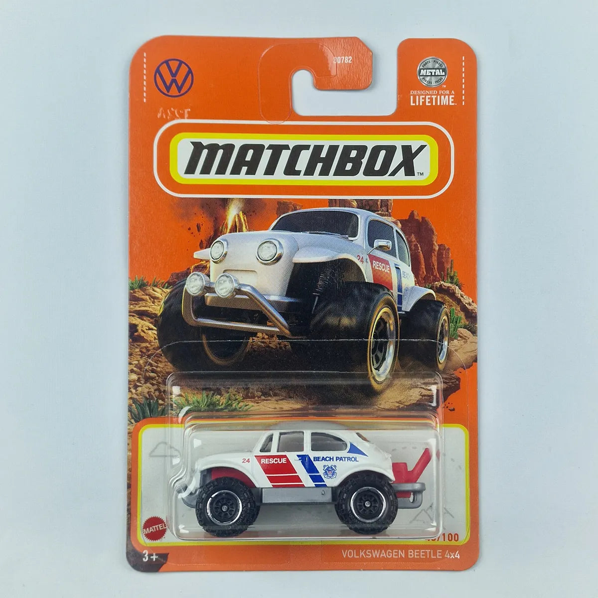 MatchBox Volkswagen Beetle 4x4 White