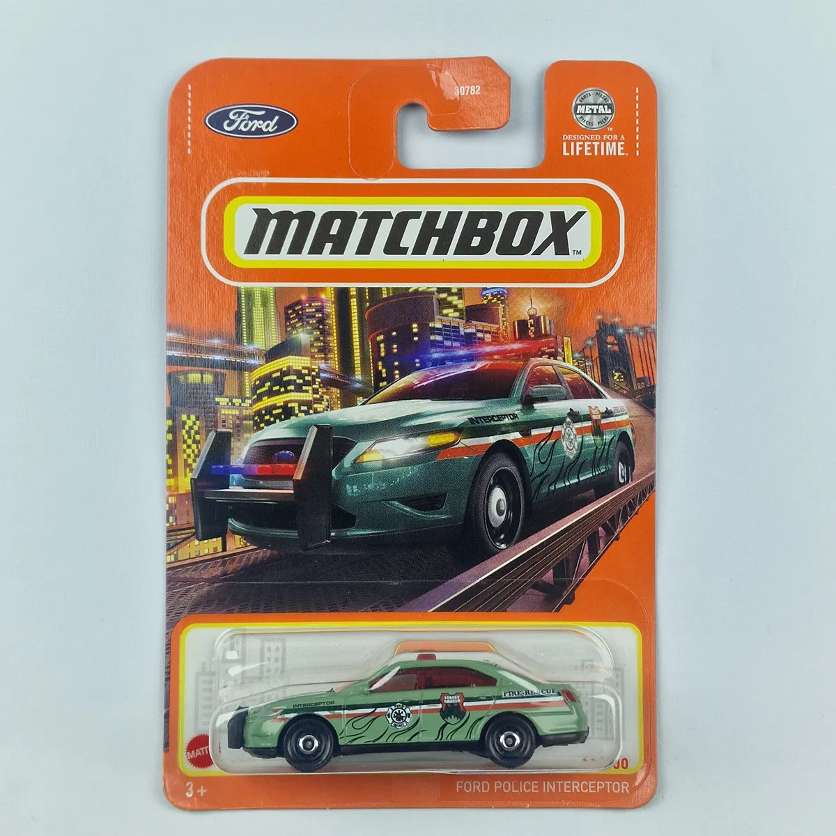 MatchBox Ford Police Interceptor Green