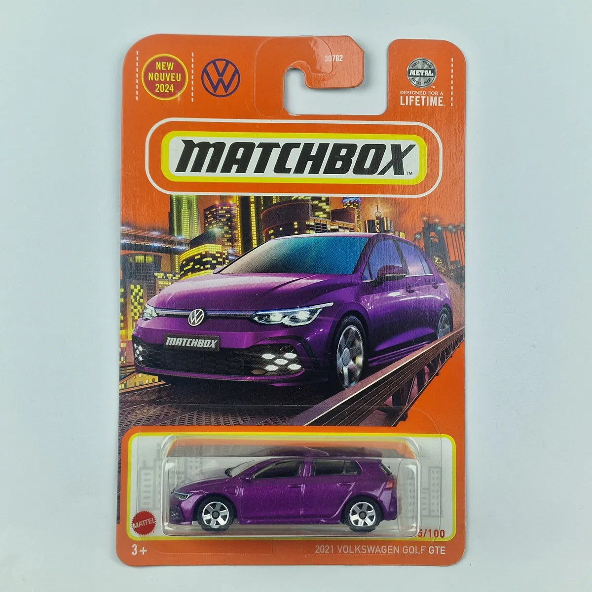 MatchBox 2021 Volkswagen GOLF GTE Purple