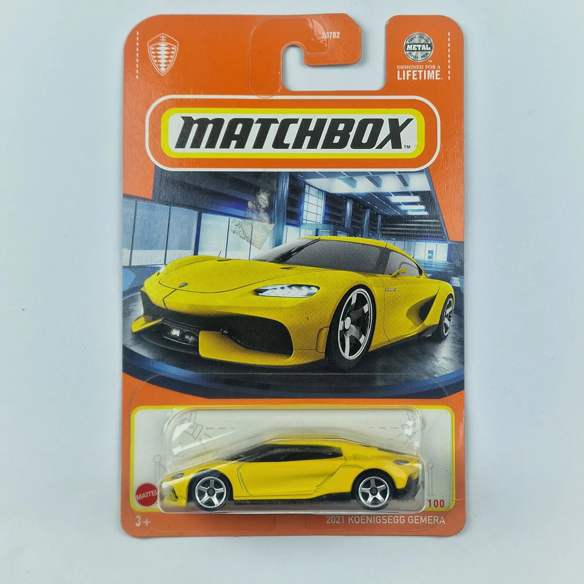 MatchBox 2021 Koenigsegg Gemera Yellow