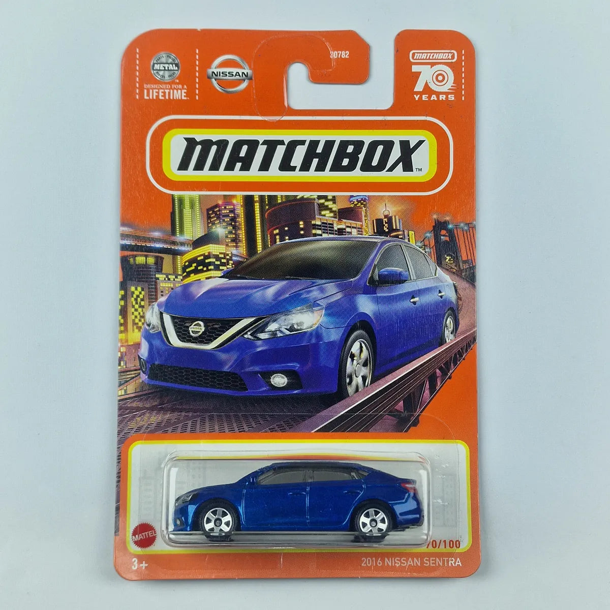 MatchBox 2016 Nissan Sentra Blue