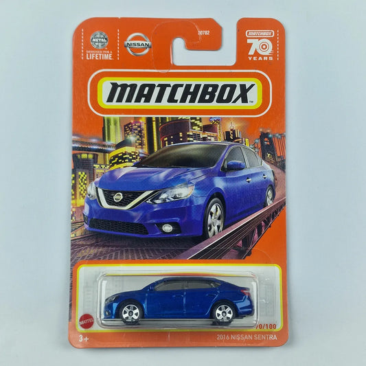 MatchBox 2016 Nissan Sentra Blue