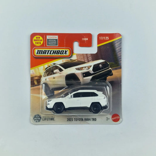 MatchBox 2023 Toyota Rav4 TRD White Short Card