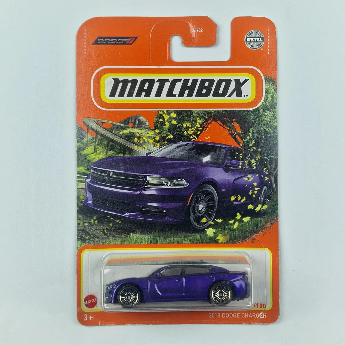 MatchBox 2018 Dodge Charger Purple