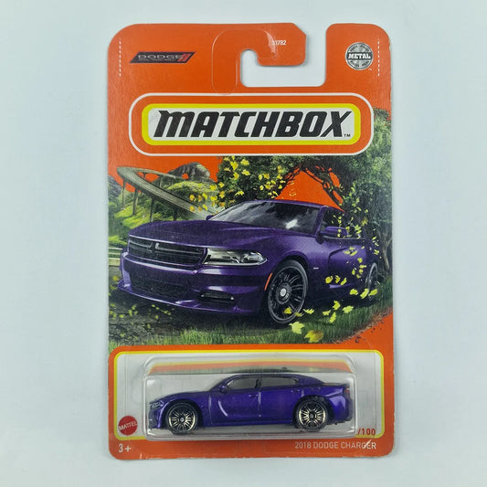 MatchBox 2018 Dodge Charger Purple
