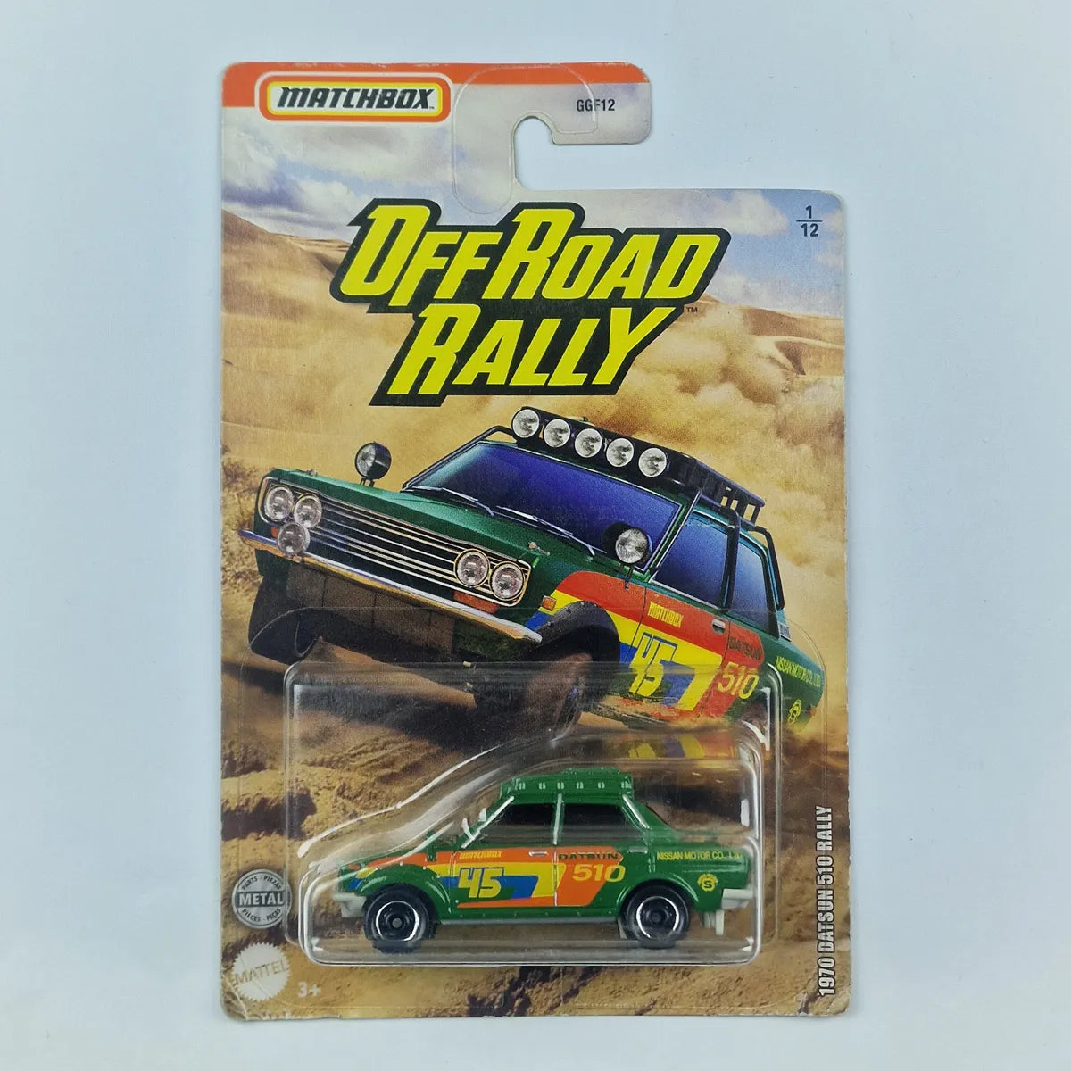 MatchBox 1970 Datsun 510 Rally Green