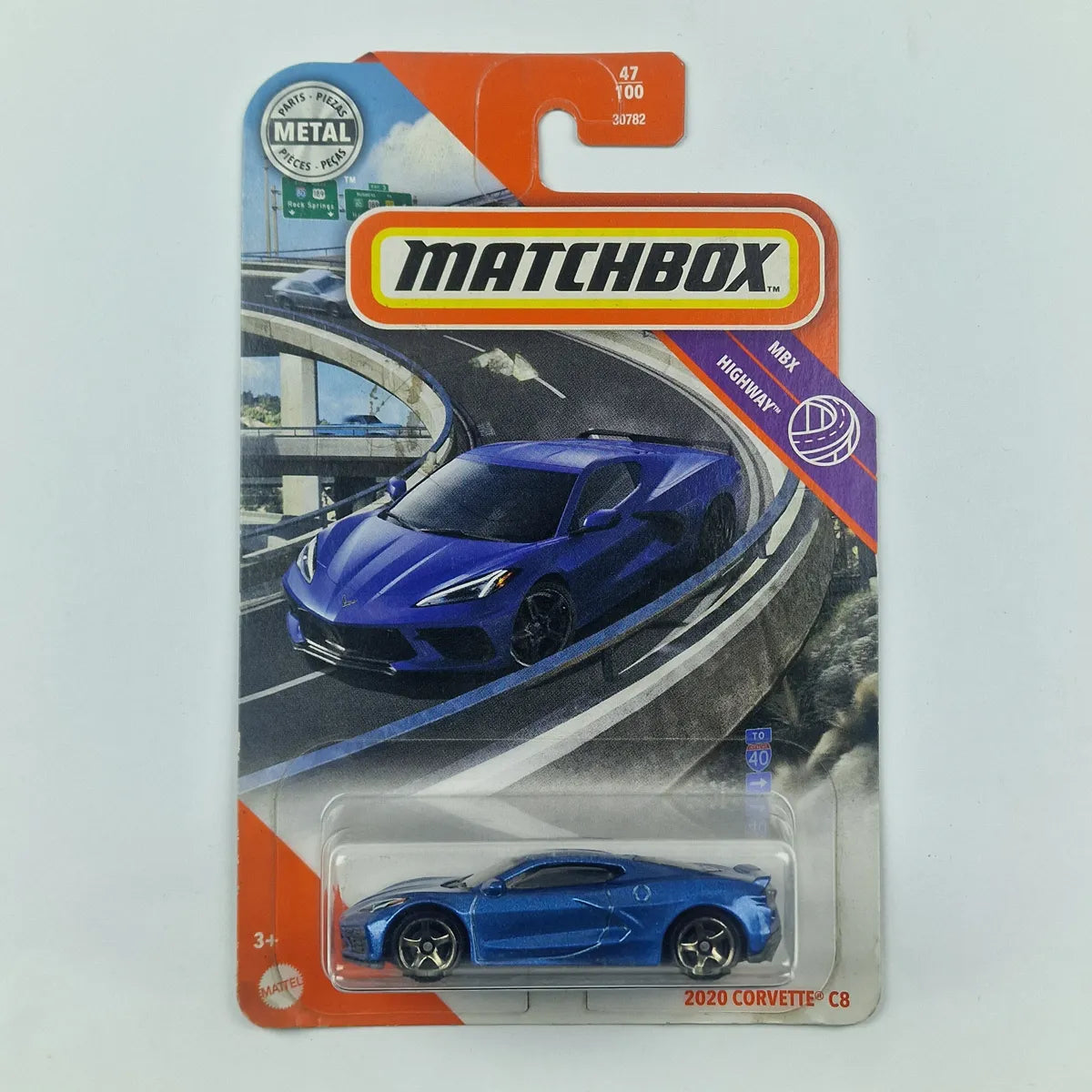 MatchBox 2020 Corvette C8 Blue