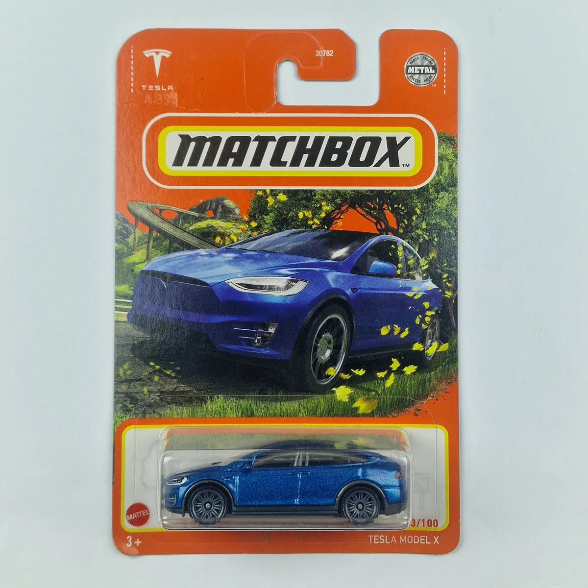 MatchBox Tesla Model X Blue