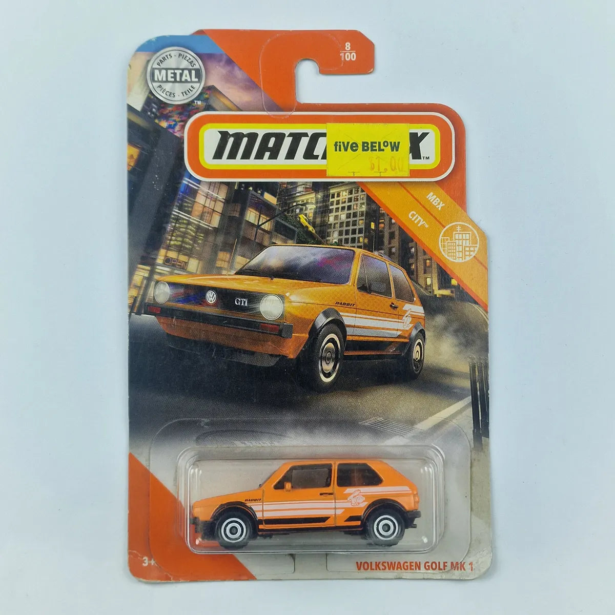 MatchBox Volkswagen Golf MK 1 Orange