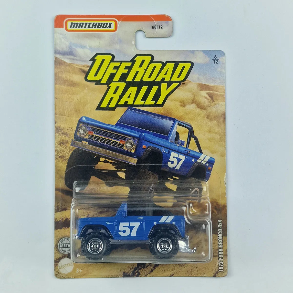 MatchBox 1972 Forn Bronco 4x4 Blue