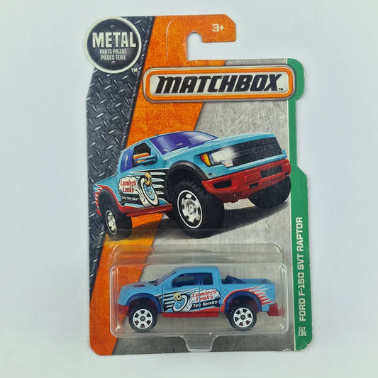 MatchBox Ford F-150 SVY Raptor Blue