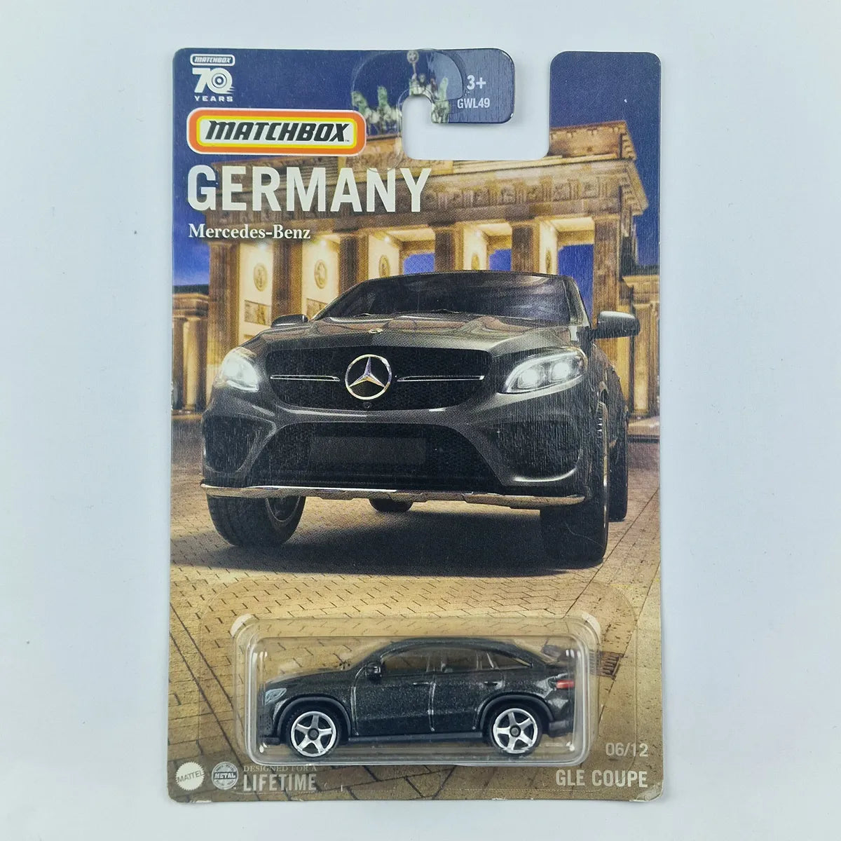 MatchBox Mercedes Benz GLE Coupe Black