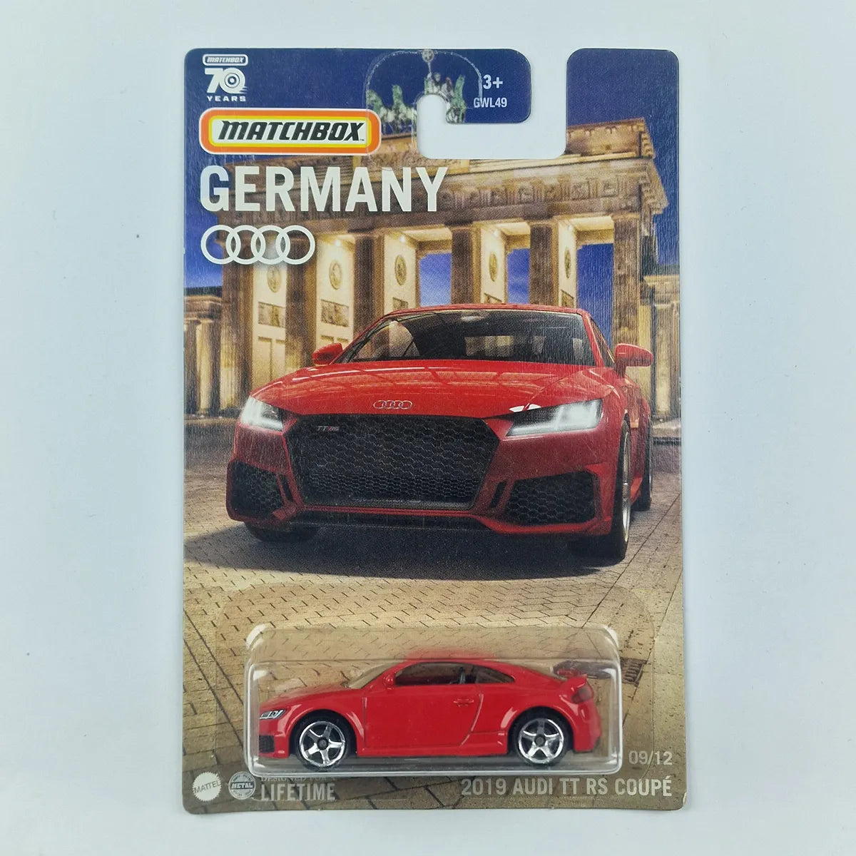 MatchBox 2019 Audi TT RS Coupe Red