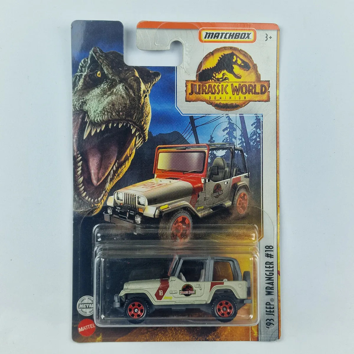 MatchBox 93 Jeep Wrangler Jurassic
