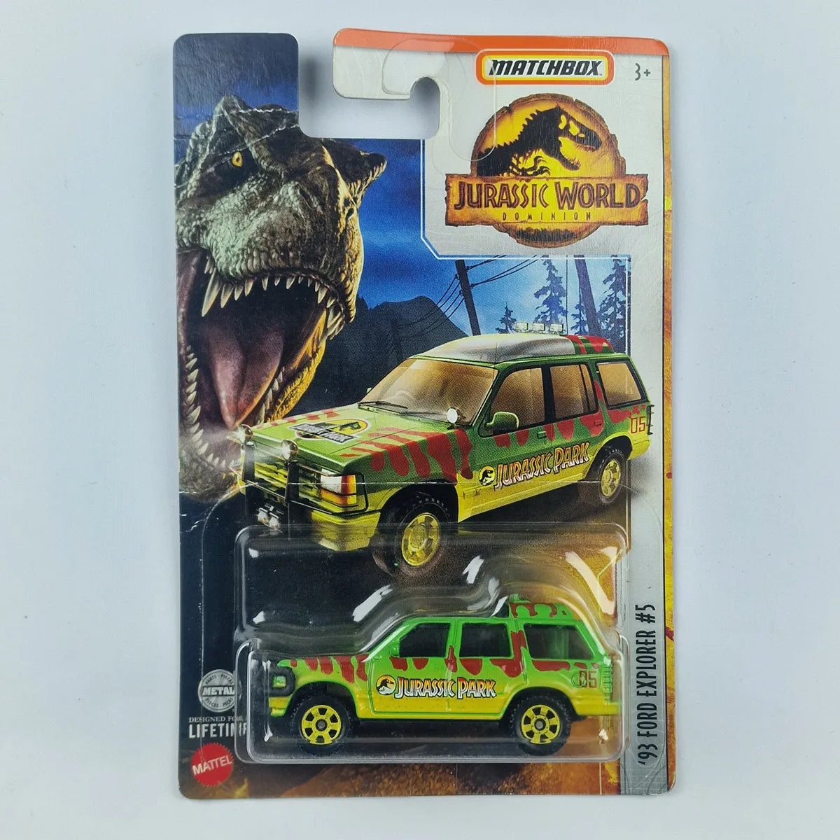 MatchBox 93 Ford Explorer Jurassic Green
