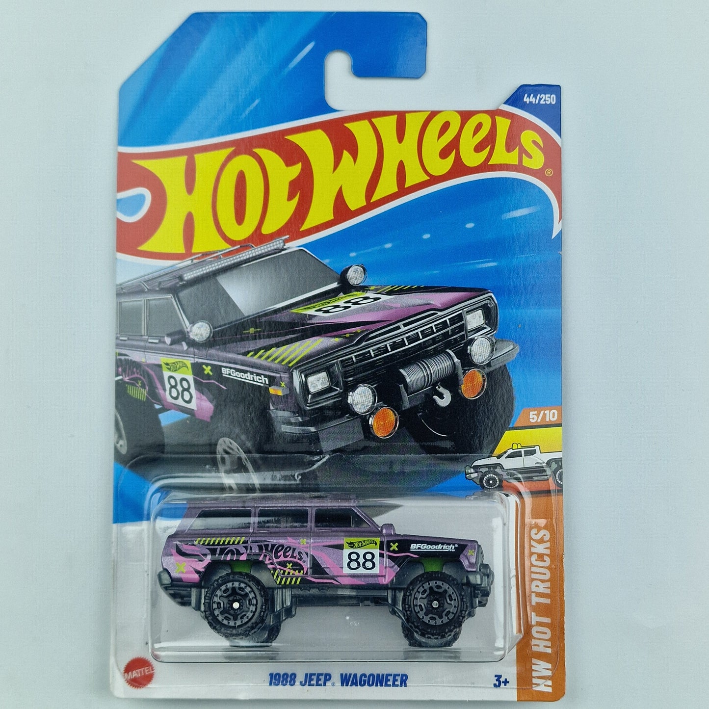 Hot Wheels 1988 Jeep Wagoneer Purple