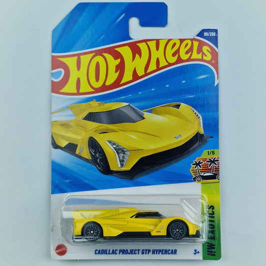 Hot Wheels Cadillac Project GTP Hypercar Yellow